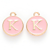 Golden Plated Alloy Enamel Charms LS-X-ENAM-S118-07K-1
