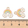 Easter Alloy Enamel Pendants ENAM-I055-01KCG-02-3