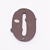 Iron Home Address Number AJEW-WH0018-93J-2