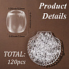 120Pcs Opaque Resin Beads FIND-SC0019-26C-2