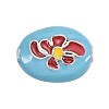 Chinese Style Alloy Enamel Beads ENAM-P160-12A-S-6