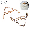   Iron Purse Frame Handle for Bag Sewing Craft Tailor Sewer FIND-PH0015-11-1