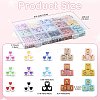 1440Pcs 15 Colors Opaque Acrylic Beads OACR-FS0002-80-3
