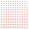 300Pcs Frosted Transparent Glass Beads GLAA-TA0002-78D-3