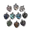 Natural & Synthetic Mixed Gemstone Pendants G-A207-04AS-1