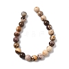 Natural Australian Agate Round Bead Strands G-M272-02-8mm-4