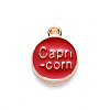 Alloy Enamel Pendants X-ENAM-S124-01A-07E-3