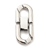 Non-Tarnish 304 Stainless Steel Fold Over Clasps LS-STAS-D026-01B-P-1