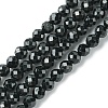 Natural Black Tourmaline Beads Strands LS-G-F748-Y01-03-1