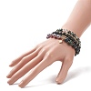 5Pcs 5 Style Natural Mixed Gemstone Beaded Stretch Bracelets Set BJEW-JB09002-5