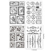 Globleland 4 Sheets 4 Styles PVC Plastic Stamps DIY-GL0004-48D-6