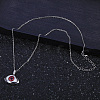 Stylish Evil Eye Brass Pendant Necklaces for Women LC9336-4