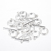 Alloy Toggle Clasps X-TIBE-EA774Y-S-NR-2