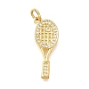 Brass Micro Pave Cubic Zirconia Pendants KK-Z125-12G-1