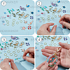 DIY Keychain Making Findings Kits DIY-BM0002-84-5