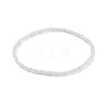 Natural Gemstone Cube Beaded Stretch Bracelet for Women BJEW-JB08975-5