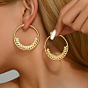 Elegant Stainless Steel Hoop Earrings RT6400-3-1