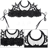 Felt Cloth and Alloy Headwear Crown OHAR-WH20020-01B-6
