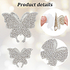 10Pcs 2 Styles Glass Rhinestone Car Stickers STIC-GF0001-42B-6