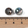 Transparent Electroplate Glass Beads EGLA-N002-31-G-3