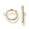 Brass Toggle Clasps KK-F820-05G-2