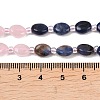 Natural Yellow Aventurine & Red Jasper & Rose Quartz & Sodalit & Green Aventurine Beads Strands G-Z135-A01-6