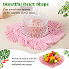 5Pcs 5 Colors Cotton Macrame Cup Mats AJEW-MB0001-03-3