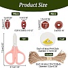 Rugby Beads Bracelet Making Kit DIY-NB0007-48-4