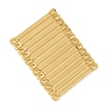 SHEGRACE Brass Connector Charms XGR0133G-111G-2