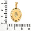 Golden 304 Stainless Steel Pendants STAS-K300-02G-O-3