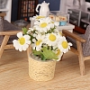 Mini Plastic Daisy Potted Plant Ornaments PW-WGEEA12-01-2