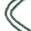 Synthetic Green Goldstone Beads Strands G-F748-O03-01-4