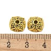 Tibetan Style Alloy Bead Caps TIBE-P003-71AG-2