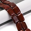 Natural Red Rainbow Jasper Beads Strands G-T047-B19-01-2