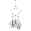 Bohemian Macrame Star Woven Polycotton Wall Hanging Ornaments PW-WG65708-01-1