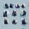 Retro Story Moon Cat Series PET Self Adhesive Plant Decorative Stickers PW-WG2DD6B-02-1