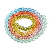Gradient Color Baking Paint Glass Bead Strands X1-DGLA-A039-T6mm-A015-2
