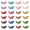 48Pcs 12 Colors Alloy Enamel Connector Charms ENAM-TA0001-60-2