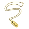 Constellation 304 Stainless Steel Micro Pave Clear Cubic Zirconia Wheat Chain Pendant Necklaces for Women Men LS-NJEW-U007-01E-2
