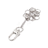 304 Stainless Steel Macrame Chain Pouch Empty Stone Holder Pendant Decoration HJEW-JM02081-3