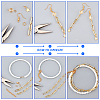 Soldered Brass Paperclip Chains CHC-CA0001-03G-5