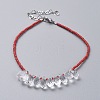 Glass Seed Beads Anklets AJEW-AN00277-04-1
