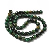 Dyed Natural Tiger Eye Beads Strands G-G102-A01-02-4