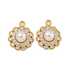 Brass Micro Pave Cubic Zirconia Pendants X1-KK-U036-06G-1