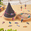 48Pcs 12 Colors Alloy Enamel Connector Charms FIND-TA0002-26-6