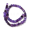 Natural Dragon Veins Agate Beads Strands G-G177-E21-01-4