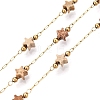 Natural Gemstone Star Beaded Chains CHS-T006-28G-1