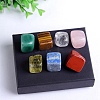 Natural Mixed Gemstone Cube Set Display Decorations PW-WG76348-01-3