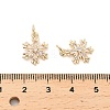 Brass Micro Pave Cubic Zirconia Pendants KK-B133-05G-01-3