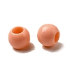 Opaque Acrylic European Beads Beads SACR-ZX012-17B-2